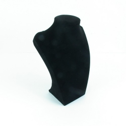 Buste, velours, zwart, 25 x 17 cm (1 st.)
