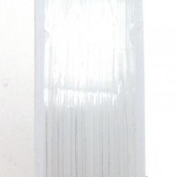Elastiek rijgdraad 0.4mm transparant (10 meter)